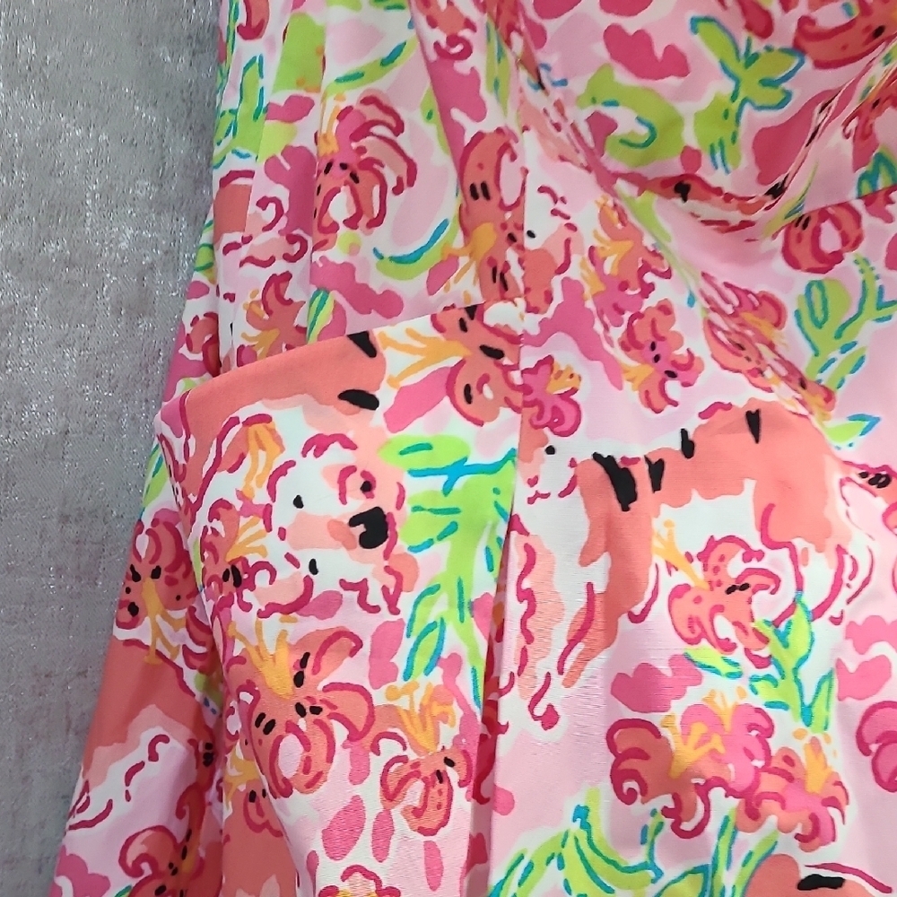 Lilly Pulitzer Strapless Ferra Dress Call Me Kitty Cat 6 - Picture 6 of 13